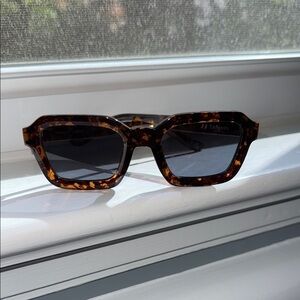 Le Specs Brown Impossible Tokyo Tort Sunglasses